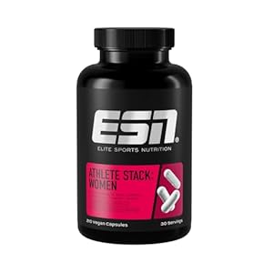 ESN Athlete Stack Women, 210 Kapseln, Alle essentiellen Vitamine und Mineralstoffe, vegan, geprüfte Qualität – made in Germany