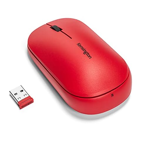 Ratón Inalámbrico Kensington SureTrack Ambidiestro Rojo Cover