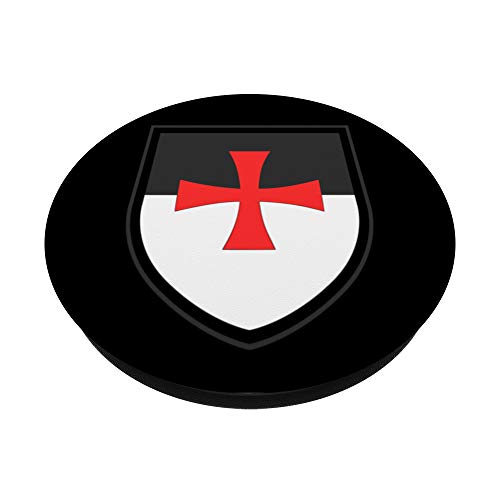 Kite Shield Love Cerf-volant en croix Templars PopSockets PopGrip Interchangeable – vue 2