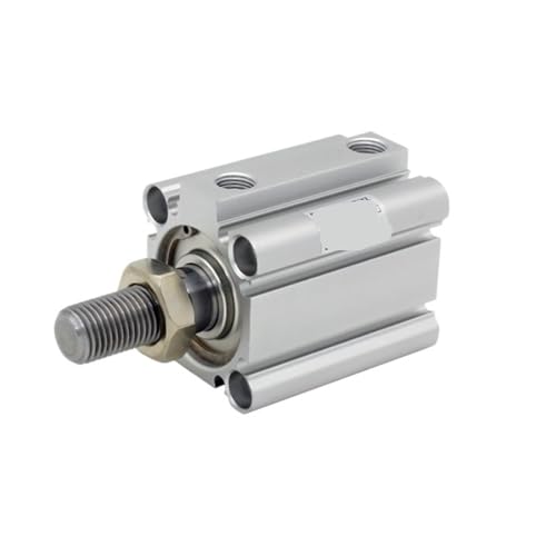 Vérin compact double effet CDQ2A de course 50mm avec tige filetée mâle - 2
