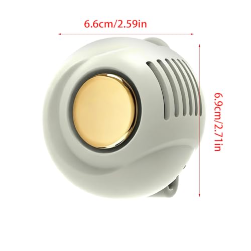 Ventilador sin aspas portátil con pinza y ajuste de 3 velocidades para bolsa 4