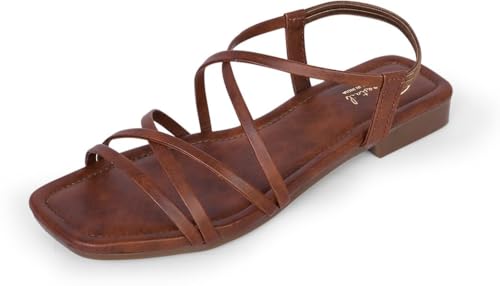Image of Women Flats Sandals | Stylish Embroidered Slip-On Flats for Women | Comfortable Lightweight Sandals | Ethnic & Casual Footwear for Ladies SL1043