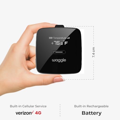 image for Waggle RV/Dog Safety Temperature & Humidity Sensor | Wireless Pet moni