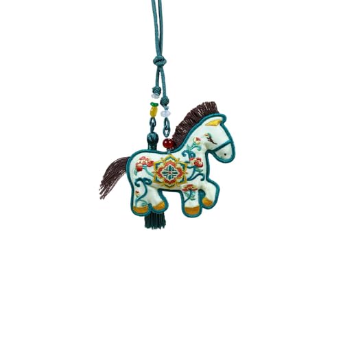 Sachet bordado con diseño de caballo para decoración miniatura 5