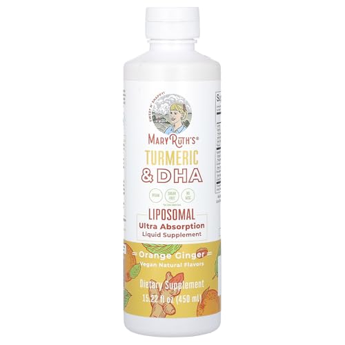 Mary Ruth's Sweet Ginger Turmeric & Dha Liposomal, 15.22 Fz