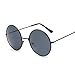 Produktbild GMM Fashion Candy Vintage Rundspiegel Sonnenbrille Frauen Luxusmarke Original Design Schwarz Sonnenbrille Weiblich BlackGray