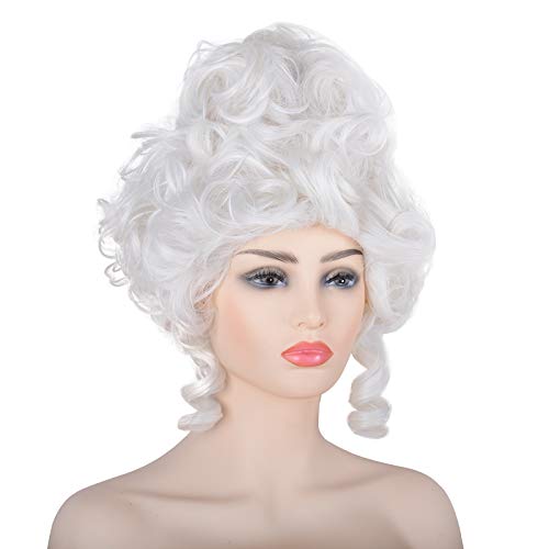 Wraith Of East Colonial Wigs Ladies 18Th Century Marie Antoinette Cosplay Adult Women, Silver #TOP5