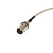 Uonecn HD SDI DIN 1.0/2.3 Right Angle to BNC Female RG179 Cable for Blackmagic HyperDeck Shuttle 75ohm 12''