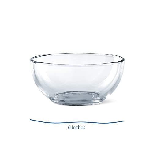 Sedlav Round Clear Glass Dinnerware Set (12 Pieces) #TOP3