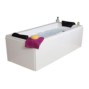 Whirlpool badkuip Relax Professional MADE IN GERMANY 140/150/160/170 cm met 22 massagesproeiers + onderwaterverlichting/licht + verwarming + ozon desinfectie + zonder armaturen rechts links hoekbad