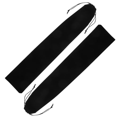 LALAFINA 2piezas Bolsa de Almacenaje Plegable para Ventiladores con Cordón, Funda de Tela Aterciopelada, Protección Portátil y Diseño Simple para Viaje y Uso Diario