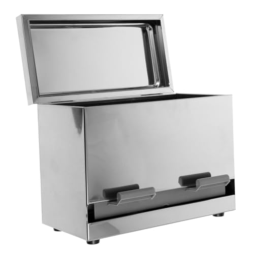 Cabilock Chopstick Storage Container Straw Organizer Stainless Steel Automatic Press for Tea Shops Kitchens