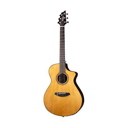 Breedlove Performer Pro Concert Thinline Ce European Spruce-Indian Rosewood 6-String Acoustic Electric Guitar With Stain Black Bridge (Right-Handed, Aged Toner) #TOP3