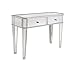 Powell Mirrored Silver Wood Console, 40