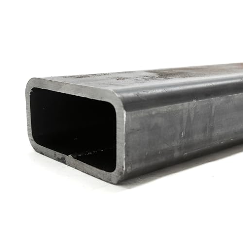 Hot Rolled Carbon Steel A513/A500 Rectangular Tubing 2" x 6" x 0.188" Wall, 60" Cut Length, Weldable, Durable, Machinable for Framing, Bracing, DIY Projects