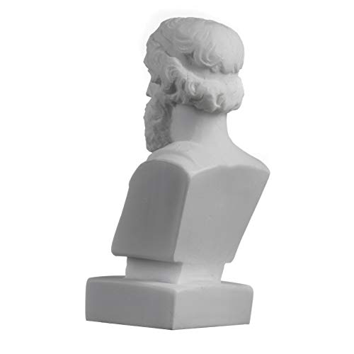 Estatua Plato Busto Filosofía Alabastro Hecho a Mano miniatura 4