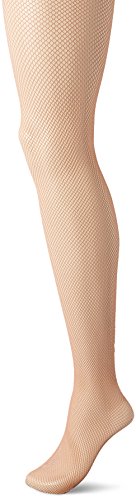 Berkshire Fishnet With Cotton Gusset Pantyhose, Nude, 3-4