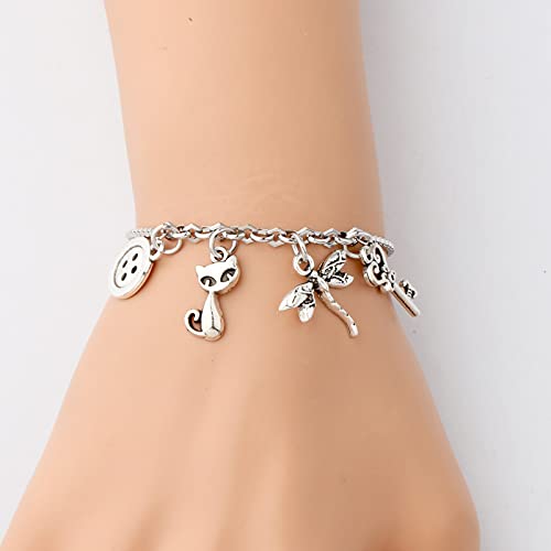 UJIMS Horror and Fantasy Film Inspired gift Horror Charm Bracelet Horror Movie Jewelry Cartoon Movie Fans Gift4