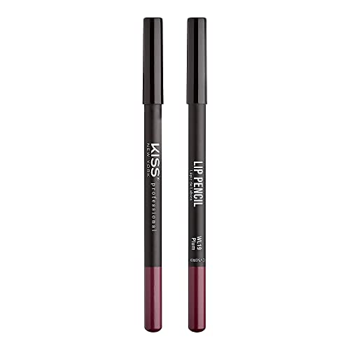 Image of Kiss New York Professional Slim Long-Wear Lip Liner Pencil, Matte Finish