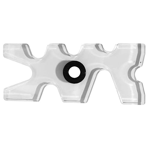 Totority Pool Cue Rack Durable Snooker Billiards Cue Bridge Head Stand for Optimal Shot Angles Lightweight Transparent Design Portable Cue Stick Accessory for All Skill Levels