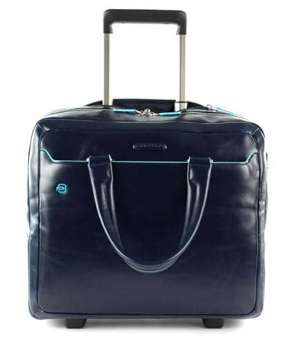 Piquadro Suitcase Bv4729b2 Pilotina Unisex Trolley Leather Blue2