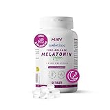 HSN Melatonina 1,9mg de Liberación Prolongada (8 horas) | 120 Tabletas | La Melatonina contribuye a Aliviar Jet Lag | No-GMO, Vegano, Sin Gluten