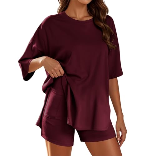 Short tendance au design élégant à col rond pour l'été