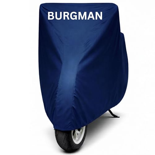 Image of Premium Scooty Cover for Burgman Street, Standard, Ex, Ride Connect, Burgman All Model fit 100% Waterproof Dustproof - Ultra-Shield & All Weaather Protection for All Scooter Bike Cover