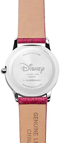 Disney Minnie Mouse Watch for Girls – Cute Minnie Watch for Kids 3-5 with Stainless Steel Bezel & Pink Leather Strap – Adorable Mouse Watches Toddlers & Young Girls – Gift for Fans — 사진 3