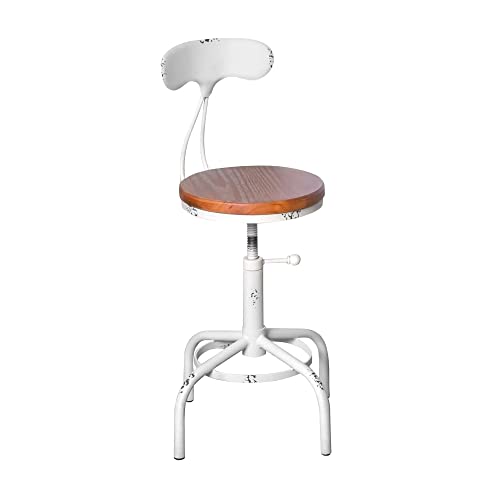 Farmhouse Pub Table Set with Adjustable Height Stools