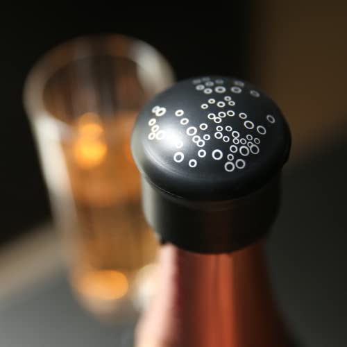 Capabunga Capabubbles Sparkling Wine Bottle Stopper, Bubbles, Reusable Bottle Cap Good Day #TOP4