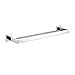 Leyden Wall Mount Chrome Finish Stainless Steel Material 24 Inch Double Towel Bar Bathroom Accessory