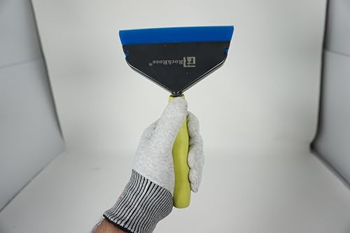 Image of RockRose Comfort Glide Window Wiper Squeegee Effortless Cleaning & Film Installation with Soft TPE Handle for Secure Grip on All Glass Surfaces