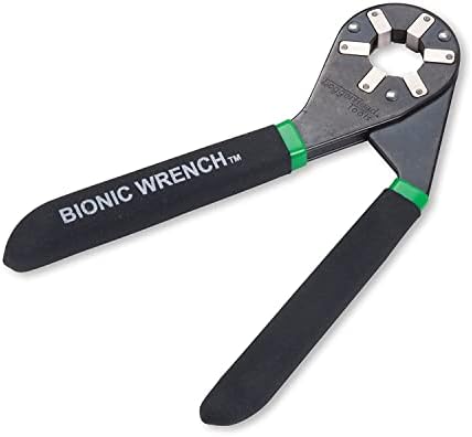 LoggerHead Tools 8 Inch Bionic Adjustable Wrench | 14 Wrenches in 1 | Grabs Bolt On All Six Sides | Patented Design Multiplies Gripping Force | Great Gifts for Men, Dad, Gadgets for men