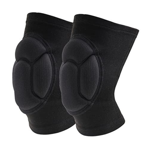 Kisangel Durable Black/platinum Volleyball Pads Sleeves for Running Basketball Cycling and More