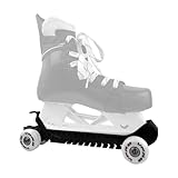 VPRO Hockey Schlittschuh-Klingenschutz, Universelle Eishockey-Kufenabdeckung, Schutzvorrichtung für Schlittschuhklingen (Black)