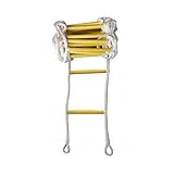 Super Durable - Diese Fluchttauleiter aus feuerfestem Material. Eine zuverlässige und sichere Ausrüstung, mit der Sie und Ihre Kinder im Notfall fliehen können. Das Seil besteht aus robustem Nylon und hat eine hohe Tragfähigkeit. Es kann bequem in einer Tasche aufbewahrt werden und ist leicht zu tragen.