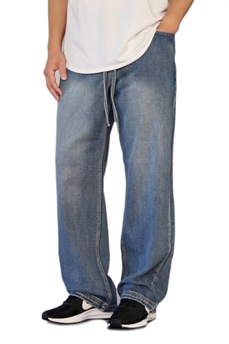 AIRNINE Men's Twill Super Baggy Fit Jogger Pants S-5XL