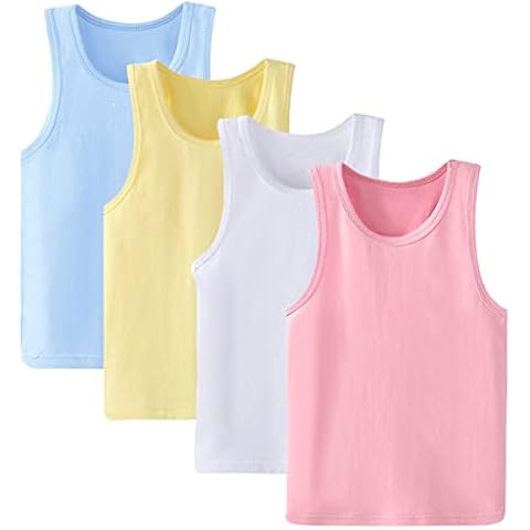 Anntry Girls' Soft Camisole Undershirts 4 Pack Cover