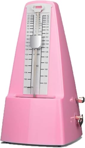 Maryseaメトロノーム 振り子式 高精度 透明 機械メトロノーム 大音量 ピアノ練習 楽器演奏用 楽器練習 純銅コア 金属機軸 スタンダード ベテラン初心者向け ベテラン向き ピアノギターバイオリンベースドラなど楽器練習に対応 (G)