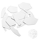 ELAYARD Pegatina Espejo Fútbol Adhesiva para Pared Decoración Dormitorio Infantil y Juvenil Vinilo Autoadhesivo de Acrílico Resistente y Fácil de Colocar Diseño Creativo para Habitaciones