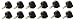 Supertap Shoe Repair Stiletto Replacement Heels Tips 6 Pairs size 8,9,10 mm (Black)