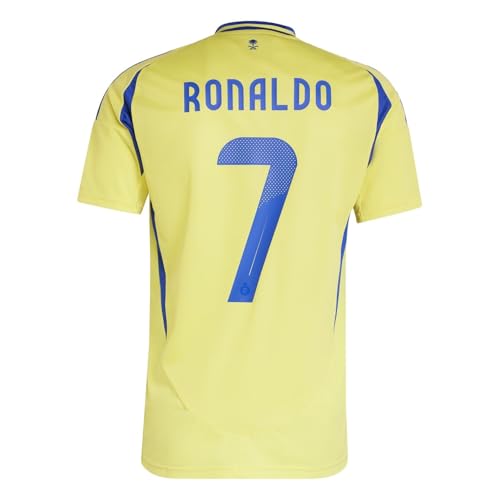adidas Maillot Al NASSR FC 24/25 Ronaldo Domicile, Jaune, L