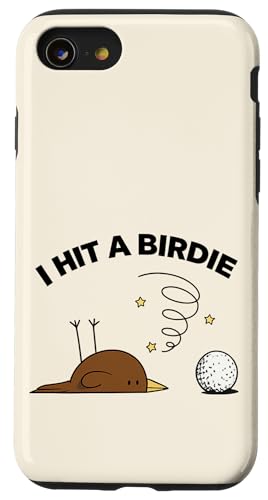 I Hit a Birdie Funny Golf Slang Cartoon Accessory Golfers