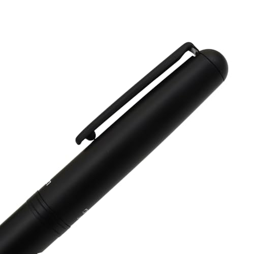 Image of OHTO CR01 Ceramic Rollerball Pen 0.7 mm | Blue Ink Medium Tip Writing Pen | Matte Black Body | Smooth Japanese Roller Pen for Office, Journaling, Study | Made in Japan
