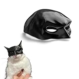 GSHLGAO Bat Cat Mask 3d printed plastic catbat mask Halloween cosplay for cats (Medium)