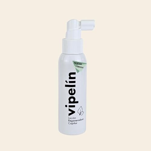 Lozione per capelli VIPELINO: Formula innovativa stimolante della crescita e rigenerante - Ingredienti naturali al 100% - Anticaspa e anticaduta - Fornitura per 2 mesi.