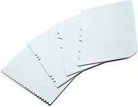 Espátula De Bolo Plástico Para Alisar E Decorar Com 4 Peças