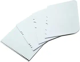 Espátula De Bolo Plástico Para Alisar E Decorar Com 4 Peças