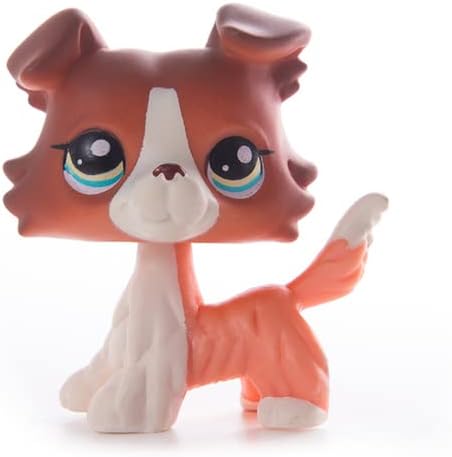 Original Little Pet Shop LPS Cat Collection Rare Standing Shorthair Old Kittens Action Fiɡurе Model Тоуs Kids Gift (Collie-2)